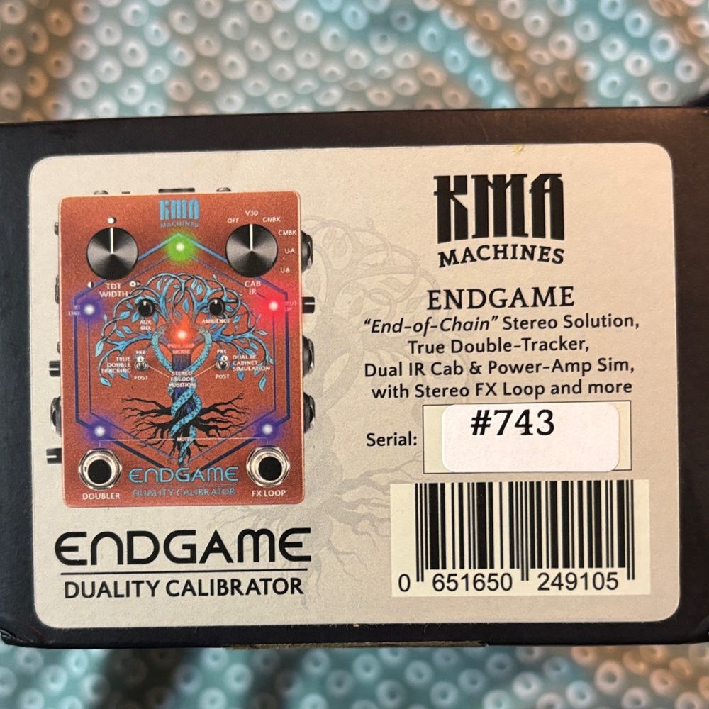 Machine Endgame Duality Calibrator - Black and Blue